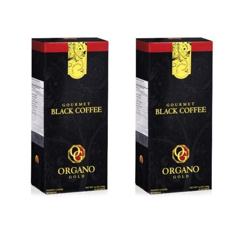 2 BOXES Organo Gold Black Coffee